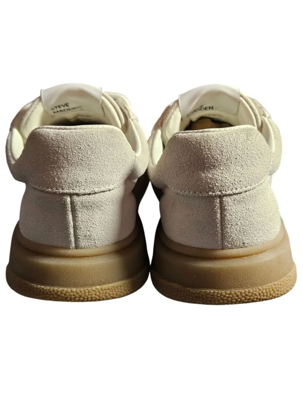 Steve Madden Strive Upper Suede Low Top Gum Sole Sneakers Women Size 9M - Picture 7 of 11
